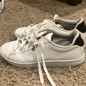 Kswiss white court shoes size 10.5